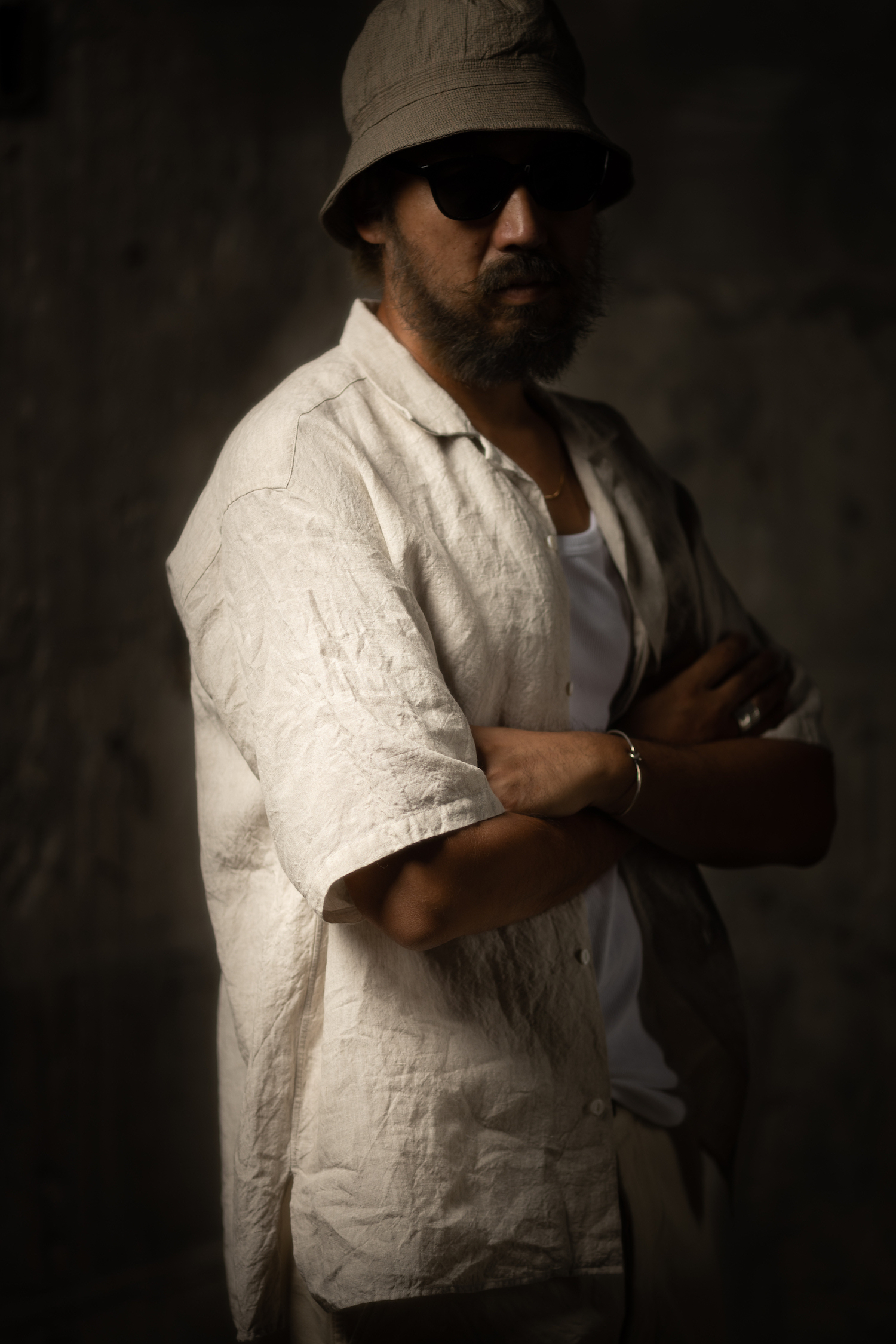 LINEN OPENCOLLAR SS-SHIRT – TAKE&SONS